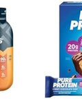 Body Fortress 100% Whey Protein Powder Chocolate 1.78Lbs & Pure Protein Bars Chocolate Chip 1.76Oz (12 Count)