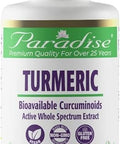 Paradise Organic Turmeric Rhizome 4:1 Extract Active Whole Spectrum Extract Super Potent Ultra Pure Vegan Nongmo Gluten 90 Vegetarian Capsules