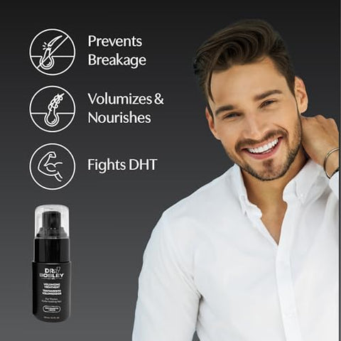 Bosleymd Dr. Bosley Volumizing Treatment â€“ Lightweight Alcohol- Foam For Thicker Fuller-Looking Hair â€“ With Biotin & Saw Palmetto To Help Prevent Hair Loss & Breakage â€“ 3.4 Fl Oz