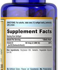 Puritan'S Pride Vitamin D3 50Mcg (2,000 Iu) Bolsters Immune Health For Support Of Immune Health And Healthy Bones And Teeth 200 Softgels