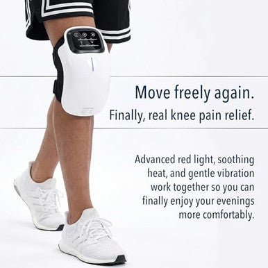 Forthiq Knee Massager Smart For Pain Relief With Heat And Red Light Therapy 2026 Updated Edition Relax Tight Muscles Ideal For Men & Women Fsa-Hsa Eligible