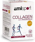 Ana MaraA Lajusticia Aml Sport Collagen With Magnesium With Vitamin C Sticks Strawberry Flavour Travel Pack 20 Sticks. Hydrolized Collagen. Dairy Gluten And Sugar .