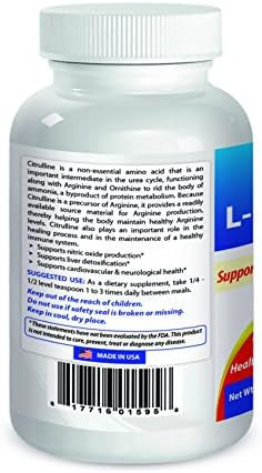 Best Naturals Lcitrulline Powder 8 Oz (8 Oz (Pack Of 3))