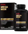 GNC Mega Men Multivitamin Caplets Clinically Proven to Feel Better Immune Support Energy Support Antioxidants B Vitamins Vitamin D3 Timed Release 180 count 90 day supply