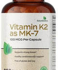 Futurebiotics Vitamin K2 As Mk7 100 Mcg Supports Strong Bones Nongmo 100 Vegetarian Capsules
