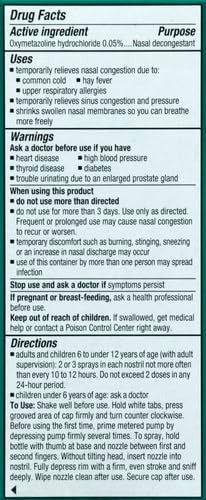 Afrin No Drip Pump Mist Sinus 0.5 oz By Afrin