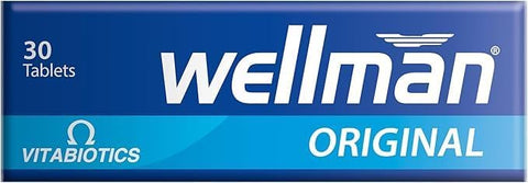 Vitabiotics Wellman Original Vitamin and Mineral Supplement 30S Bundle Vegetarian Tablets By Vitabiotics