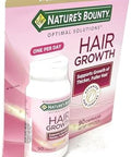 NatureS Bounty Hair Growth Supplement 1 Per Day Clinically Shown To Support Thicker Fuller Hair With Biotin Silicon and Arginine 90 Capsules