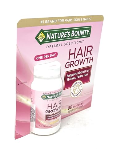 Nature'S Bounty Hair Growth Supplement 1 Per Day Clinically Shown To Support Thicker Fuller Hair With Biotin Silicon & Arginine 90 Capsules