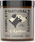 Complete Natural Products L-Lysine Powder For Pets - 4Oz - Pure L-Lysine Powder