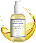 Best of Nature Vitamin E Oil 28000 IU Unscented Moisturizer with Fractioned Coconut Damage Repair Formula for Hair Skin Face and Hands