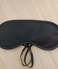 Medsuo Comfortable Soft Sleep Eye Masks Shade Cover Lightweight Sleeping Blindfold For Men And Women Suitable For Travel Sleep Or Party Supplies (Black) 3Pcs