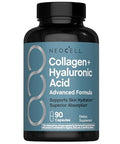Neocell Collagen Peptides Capsules 90 Count Plus Hyaluronic Acid Skin Hydration Superior Absorption Advanced Grass Fed Formula Supplement For Women And Men