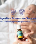 Ddrops Baby Probiotic With Vitamin D 60 Drops - Colic Symptom Relief For Newborns And Infants - Easy-To-Use Just One Drop Daily No Sugar Non-Gmo Allergy-Friendy