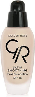 Satin Smoothing Fluid Foundation by Golden Rose With Vitamin E,Color light beige No27