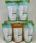 Food to Live Organic Superfoods in a Gift Box - A Variety Pack of Pumpkin Seeds, Hemp Seeds, Chia Seeds, Golden Flax Seeds, and Cacao Nibs