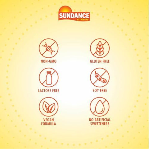 Sundance Zinc Gummies for Adults 50mg Mixed Berry Flavor Vegan NonGMO and Gluten Free Supplement