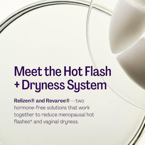 Bonafide Relizen Revaree Hormone-Free Relief From Hot Flashes And Night Sweats During Menopause Vaginal Moisturizer With Hyaluronic Acid 1 Month Supply