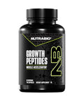 Nutrabio Growth Peptides Muscle Accelerator With Dileucine & Peptistrong Peptides For Muscle Growth Men & Women- 28 Servings 196 Capsules