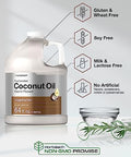 HorbÃƒÆ’Ã‚Â¤ach Coconut Oil for Cooking | Liquid | 64 oz | Fractionated & Unflavored | Keto Friendly | Vegetarian, Non-GMO & Gluten Free