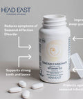 Head East Calcium Carbonate 800mg & Vitamin D3 1000 IU