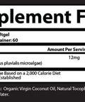 Research Labs Triple Strength Natural Astaxanthin 12Mg Softgels + Extra Bottle Organic Coconut Oil For Enhanced Absorption Powerful Antioxidant Supports Eye Joint & Heart Health 120 Total Softgels