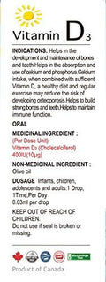WOTAXEN Liquid Vitamin D3 400IU 3.6ml