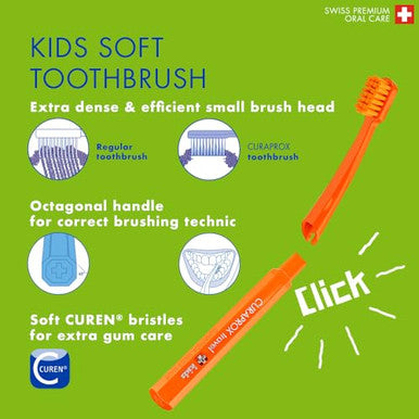 Curaprox Travel Set Kids Orange