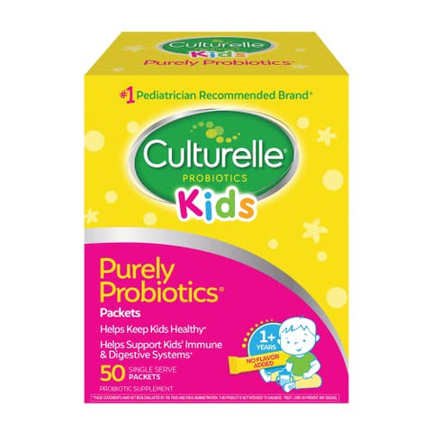 Culturelle Kids Purely Probiotics Packets Daily Supplement & Kids Chewable Daily Probiotic For Kids