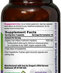 Oregon'S Wild Harvest Lion'S Mane Organic Herbal Supplement Vegan Capsules 90 Count