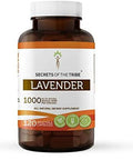 Secrets of the Tribe Lavender 120 Capsules, 800 mg, Lavender (Lavandula angustifolia, Lavandula x Intermedia) Dried Flowers (120 Capsules)