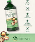 Carlyle Macadamia Nut Oil | 3 x 16 oz Bottles | Premium Cold Pressed | Food Grade | Vegetarian, Non-GMO, Gluten Free | Virgin Oil | Safe for Cooking, Great for Hair and Skin