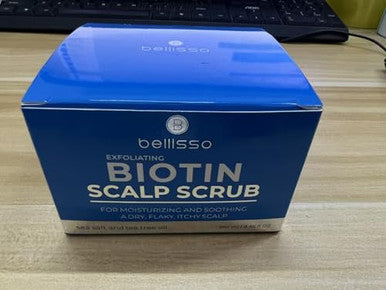 Bellisso Biotin Scalp Scrub And Biotin Hair Mask And Biotin Hair Thickening Serum For Men And Women
