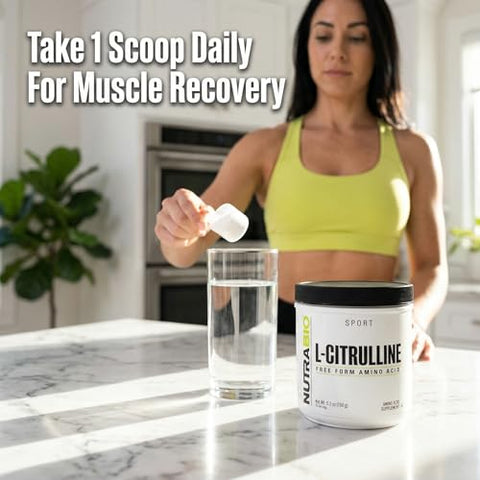 Nutrabio L-Citrulline Free Form Amino Acid 5.3 Oz (150 G)