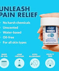 Ebanel 5% Lidocaine Numbing Cream Pain Relief Burn Itch Numb Cream Maximum Strength Topical Anesthetic with Allantoin Vitamin E for Local and Anorectal Uses Hemorrhoid Treatment Oil Free