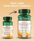 Purity Products Dr. Cannell'S Advanced Vitamin D Men'S Formula Packed With Vitamin D, Vitamin K2, Zinc, Magnesium Citrate, Boron And Taurine - 60 Vegetarian Capsules