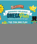 Barlean'S Omega Pals Hooty Fruity Tangerine Fish Oil And Chocolate Silk Greens Powder Healthy Kids Bundle