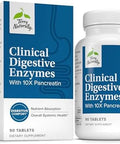 Terry Naturally Clinical Digestive Enzymes Digestion Supplement For Nutrient Absorption Includes Undiluted Pancreatic Enzymes Gluten Dairy & Nonsoy 90 Tablets (45 Servings)