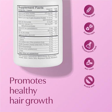 BosleyMD Womens Healthy Hair Growth Supplements for Thicker Fuller Hair