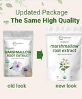 Micro Ingredients Organic Marshmallow Root Powder 8 Ounce Filler Free And Traditionally Used Supports Digestive Gastrointestinal Health Non-Irradiated And No Gmos Vegan Friendly
