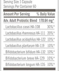 Flora Advanced Adult'S Probiotic Daily Probiotic For Ages 55 & Up Supports Gut & Digestive Health 34 Billion Cfu Keep Chilled Vegetarian & Gluten 60 Capsules