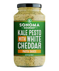 Sonoma Gourmet Pasta Sauce Variety Pack | 6 Flavors: Lemon Herb Ricotta, Vodka Cream, Kale Pesto, Creamy Tomato Parmesan, Cherry Tomato Basil & Roasted Garlic | No Sugar Added | Non-GMO | 25oz Jars