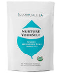 White Mulberry Leaf Tea - 30 Pyramid Teabags - USDA Organic Morus Alba