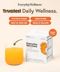 TRULEAN Everyday Wellness Shot Powder Drink Mix Immune Support Supplement with Vitamin C Zinc Ginger Turmeric and Electrolytes Travel Wellness Shot Packets 0 Sugar Gluten Free 30 Servings