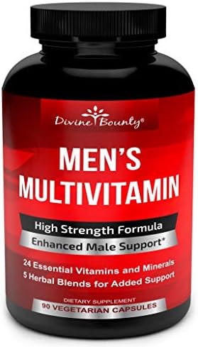 Divine Bounty DMannose Capsules and Mens Multivitamin Bundle