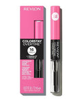 Revlon Liquid Lipstick With Clear Lip Gloss Colorstay Overtime Lipcolor Dual Ended With Vitamin E 080 Keep Blushing 0.07 Fl Oz