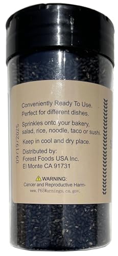 Roasted Black Sesame Seeds 100g (3.53 oz)