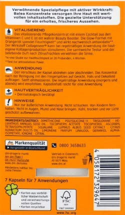 Balea 3 x Vitamin C Concentrate 3 x 7 Capsules 21 Applications