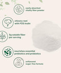 Micro Ingredients Vitality Prebiotic Fiber Powder 1Lb Easy Mix Powder For Digestive & Gut Health Daily Prebiotic Soluble Fiber Supplement For Women And Men Unflavored Sugar Free & Vegan