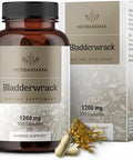 Herbamama Bladderwrack Capsules - 1200Mg Bladderwrack Herb Powder For Energy & Overall Support - Vegan Non-Gmo Sea Iodine Source Supplement 100 Caps